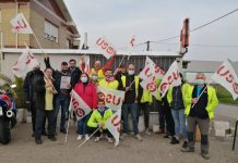 Huelga en AT Operalia el pasado marzo2021