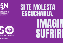 USO Cantabria presenta su campaña del 25N